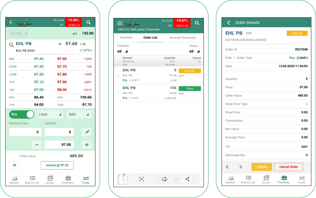 real time trade